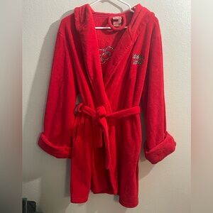 Red Hello Kitty Hooded Robe